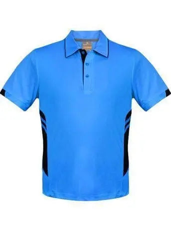 Aussie Pacific Casual Wear Cyan/Black / 6 AUSSIE PACIFIC TASMAN KIDS POLOS - 3311